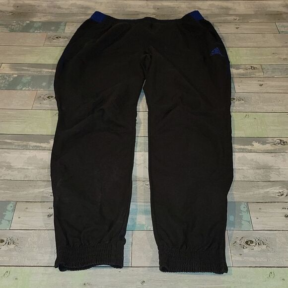 Adidas Blue & Black Pants sz X-Large - Picture 1 of 5